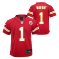 Youth Kansas City Chiefs Xavier Worthy Nike Red Game Jersey