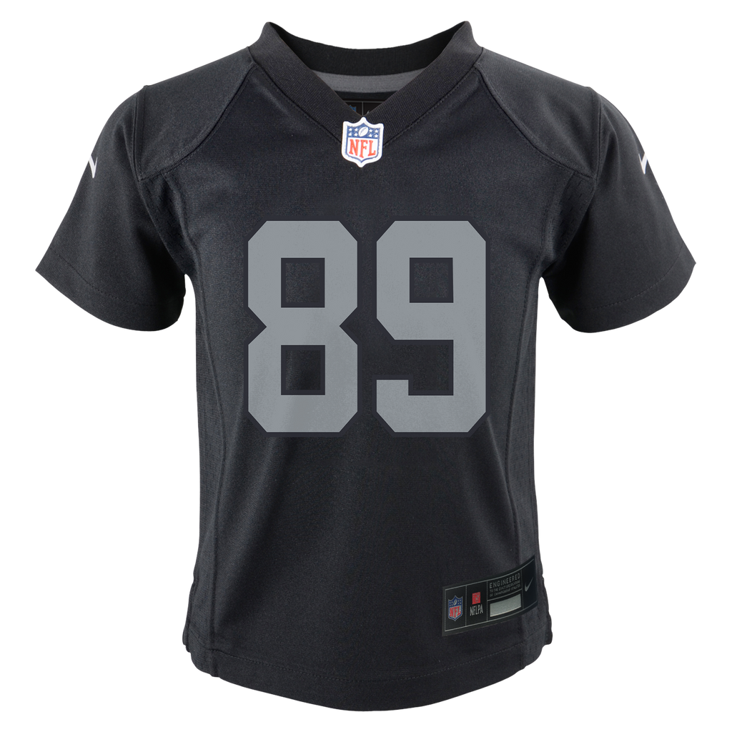 Child Las Vegas Raiders Brock Bowers Black Home Nike Game Jersey