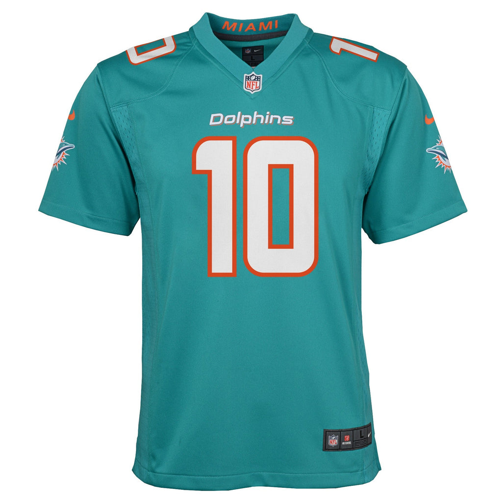 Youth Tyreek Hill Miami Dolphins Nike Aqua Game Replica Jersey