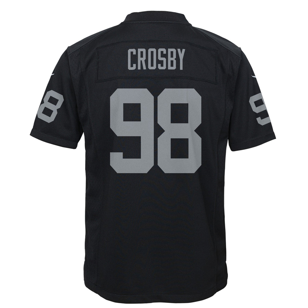 Youth Maxx Crosby Las Vegas Raiders Black Nike Game Jersey