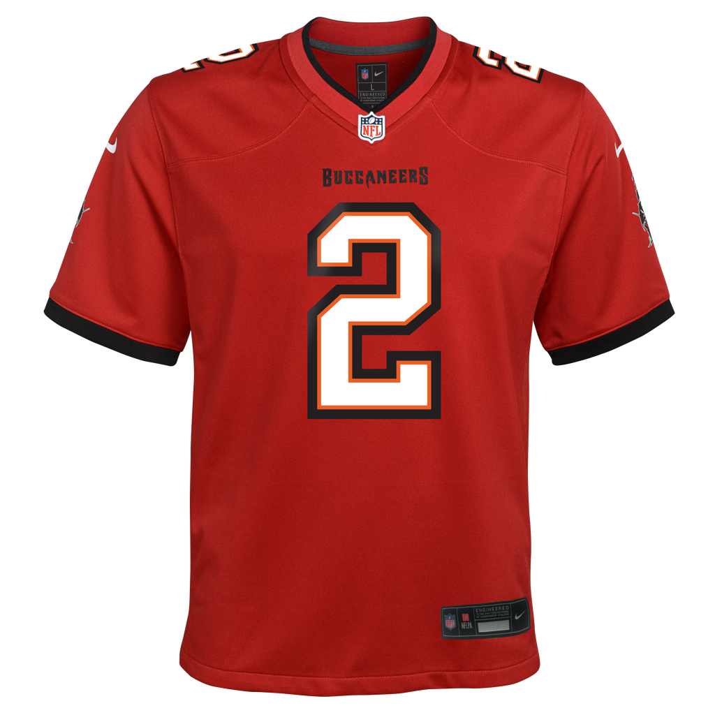 Youth Tampa Bay Buccaneers Emeka Egbuka Nike Red Nike Game Jersey
