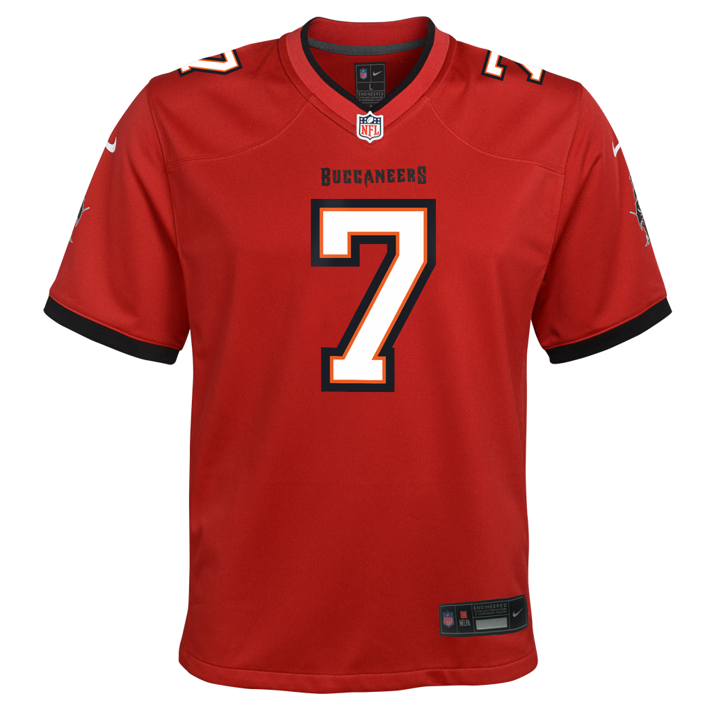 Youth Bucky Irving Tampa Bay Buccaneers Nike Red Game Replica Jersey