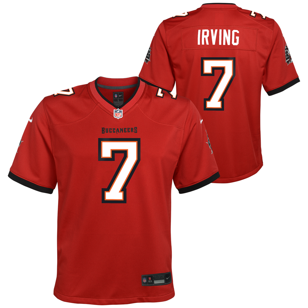 Youth Bucky Irving Tampa Bay Buccaneers Nike Red Game Replica Jersey