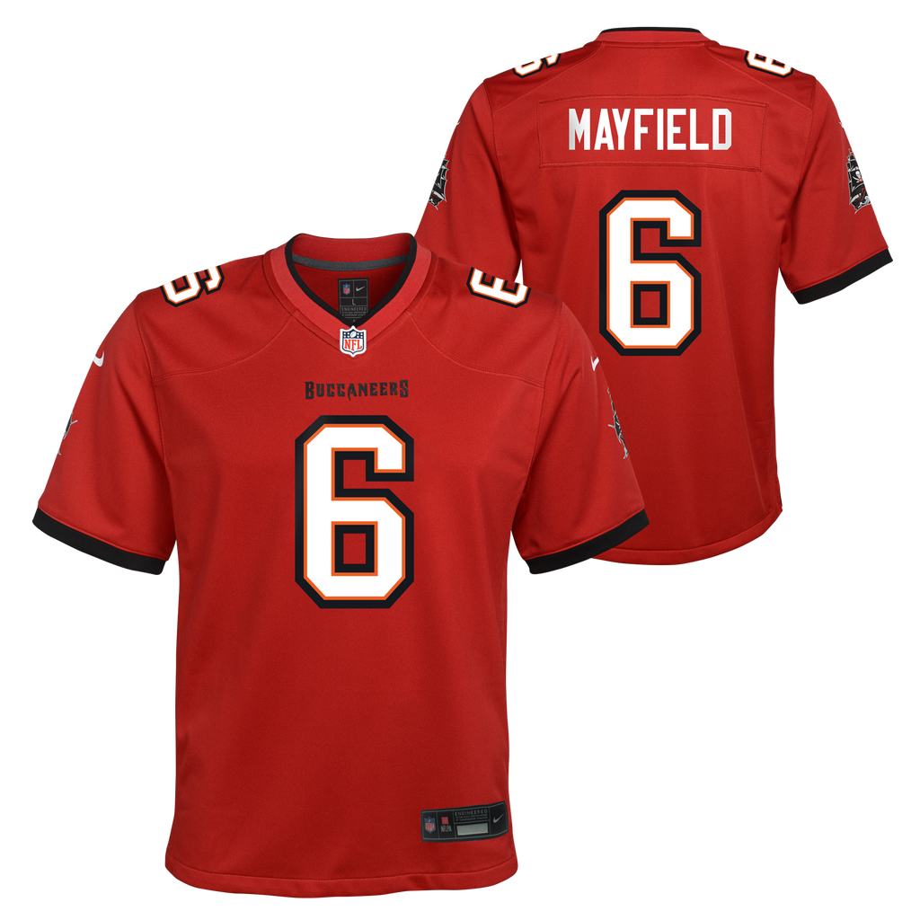 Youth Tampa Bay Buccaneers Baker Mayfield Nike Red Nike Game Jersey