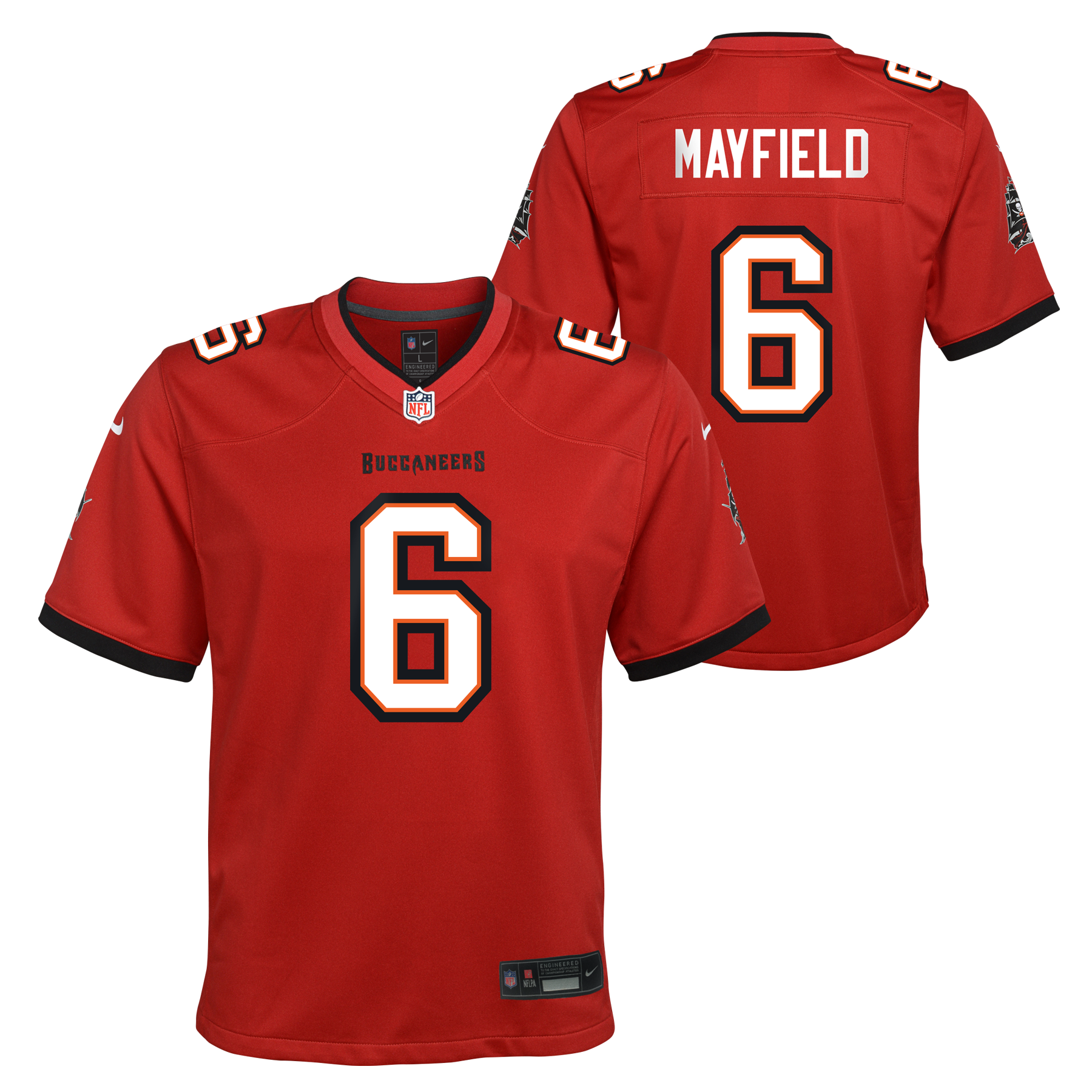 Youth Tampa Bay Buccaneers Baker Mayfield Nike Red Nike Game Jersey