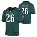 Youth Saquon Barkley Philadelphia Eagles Hunter Green Nike Game Jersey