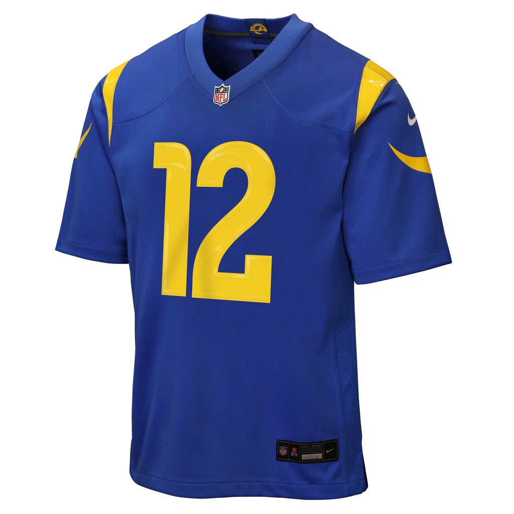Youth Los Angeles Rams Puka Nacua Nike Royal Blue #12 Game Jersey