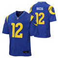 Youth Los Angeles Rams Puka Nacua Nike Royal Blue #12 Game Jersey