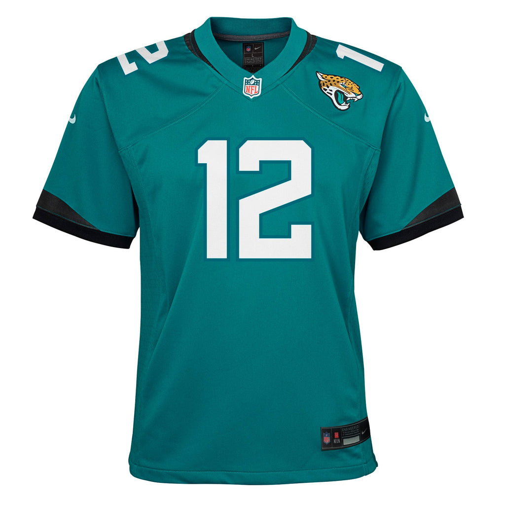 Youth Jacksonville Jaguars Travis Hunter Nike Home Teal Game Jersey