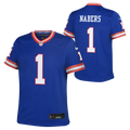 Youth Malik Nabers New York Giants Alternate Red/Blue Nike Game Jersey