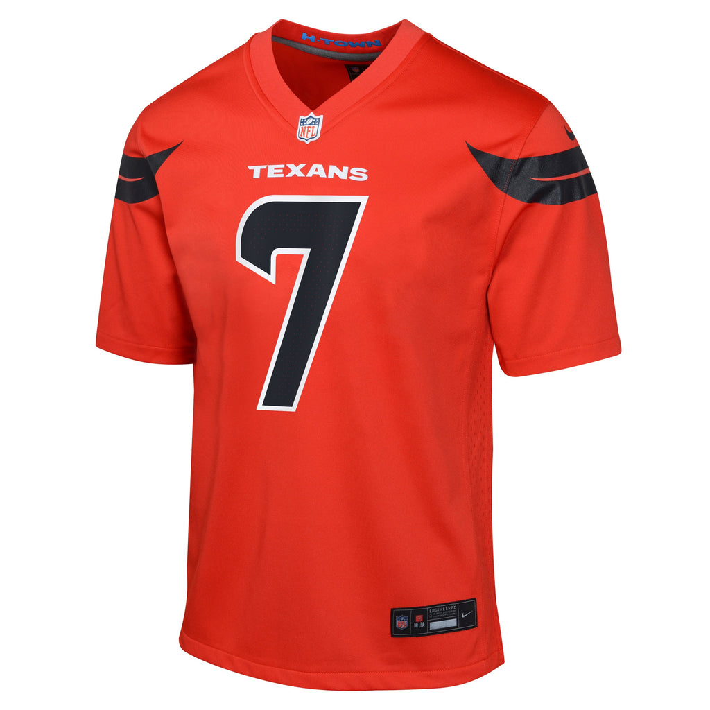 Youth Houston Texans C.J. Stroud Nike Red Alternate Game Jersey