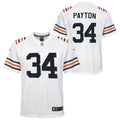 Youth Walter Payton Chicago Bears White Alternate Classic Game Jersey