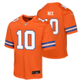 Youth Denver Broncos Bo Nix Nike Retro Alternate Orange Game Team Jersey