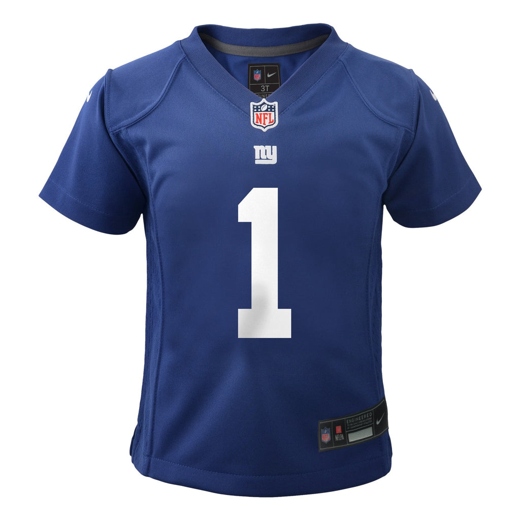 Child Malik Nabers New York Giants Royal Blue Nike Game Jersey