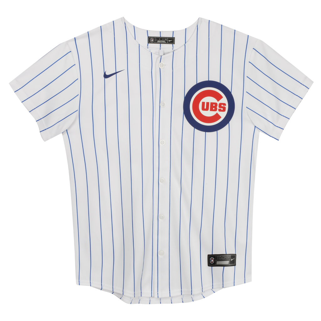 Chicago Cubs Toddler Nike White Home Replica Jersey