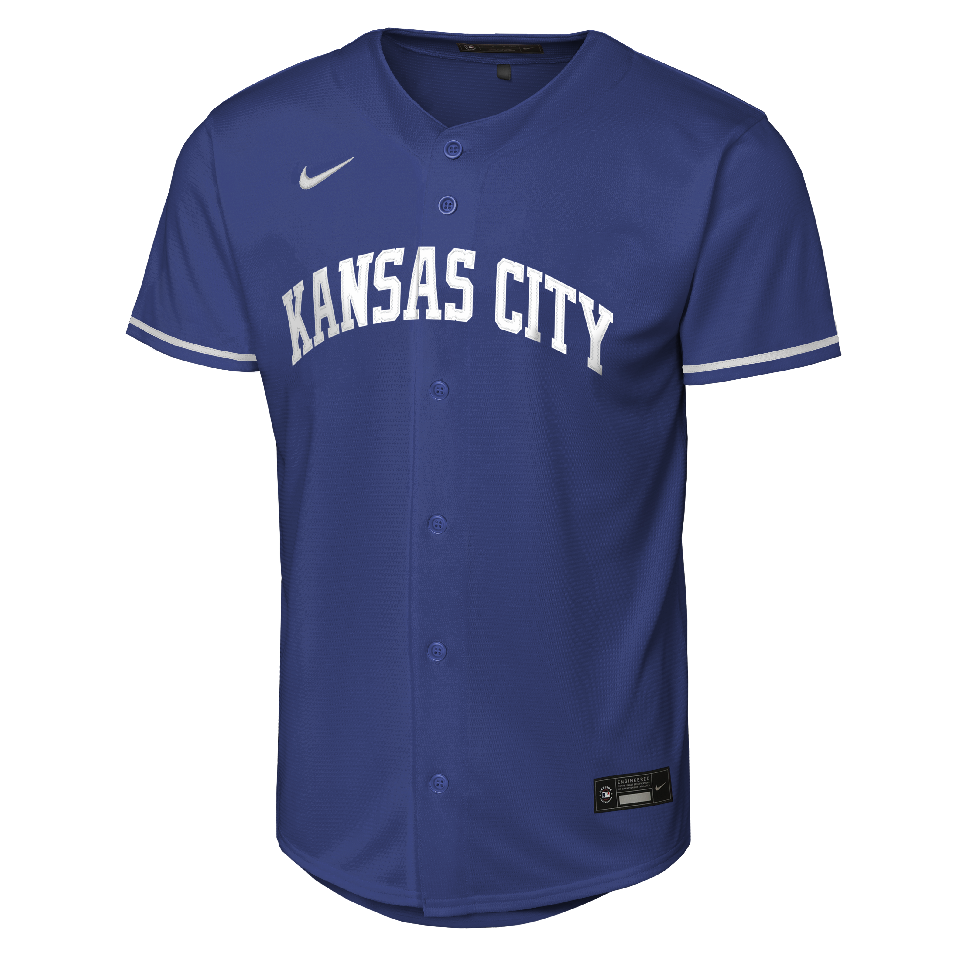 NIKE Youth Bobby Witt Jr. Kansas City Royals Royal Blue Replica Baseline Jersey