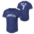 NIKE Youth Bobby Witt Jr. Kansas City Royals Royal Blue Replica Baseline Jersey