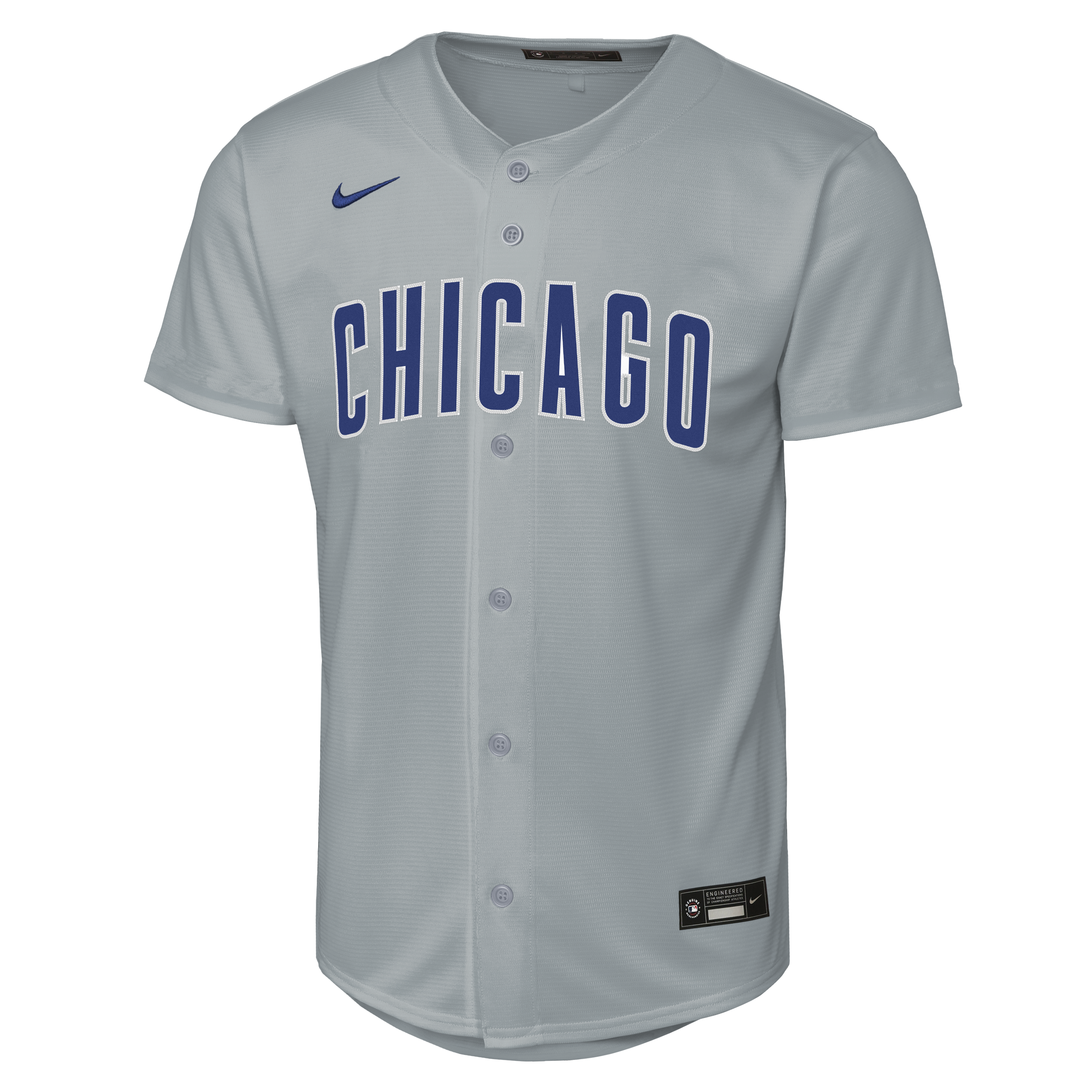 NIKE Youth Chicago Cubs Pete Crow-Armstrong Road Grey Baseline Replica Jersey