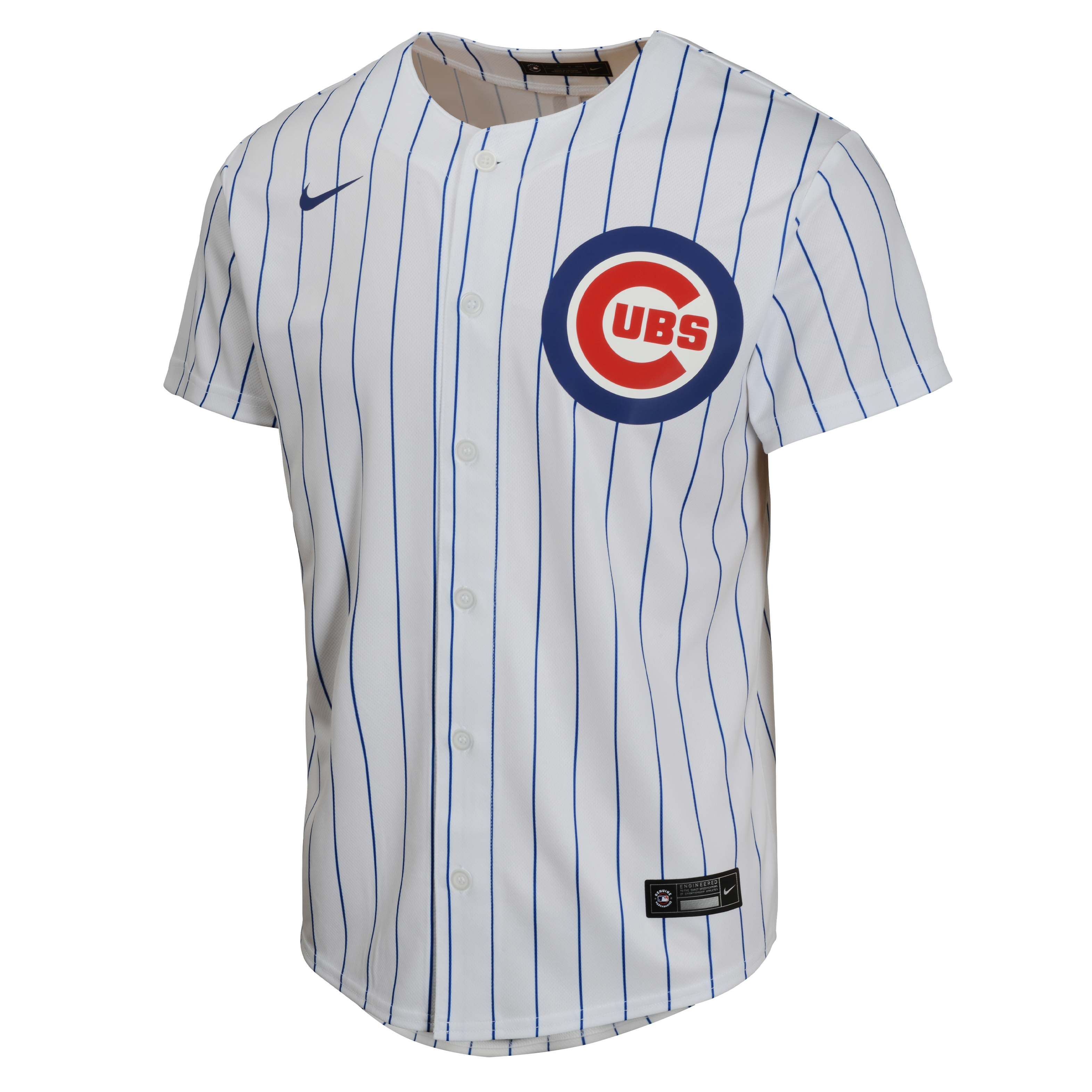 NIKE Youth Kyle Tucker Chicago Cubs White Home Replica Sublimated Twill Jersey