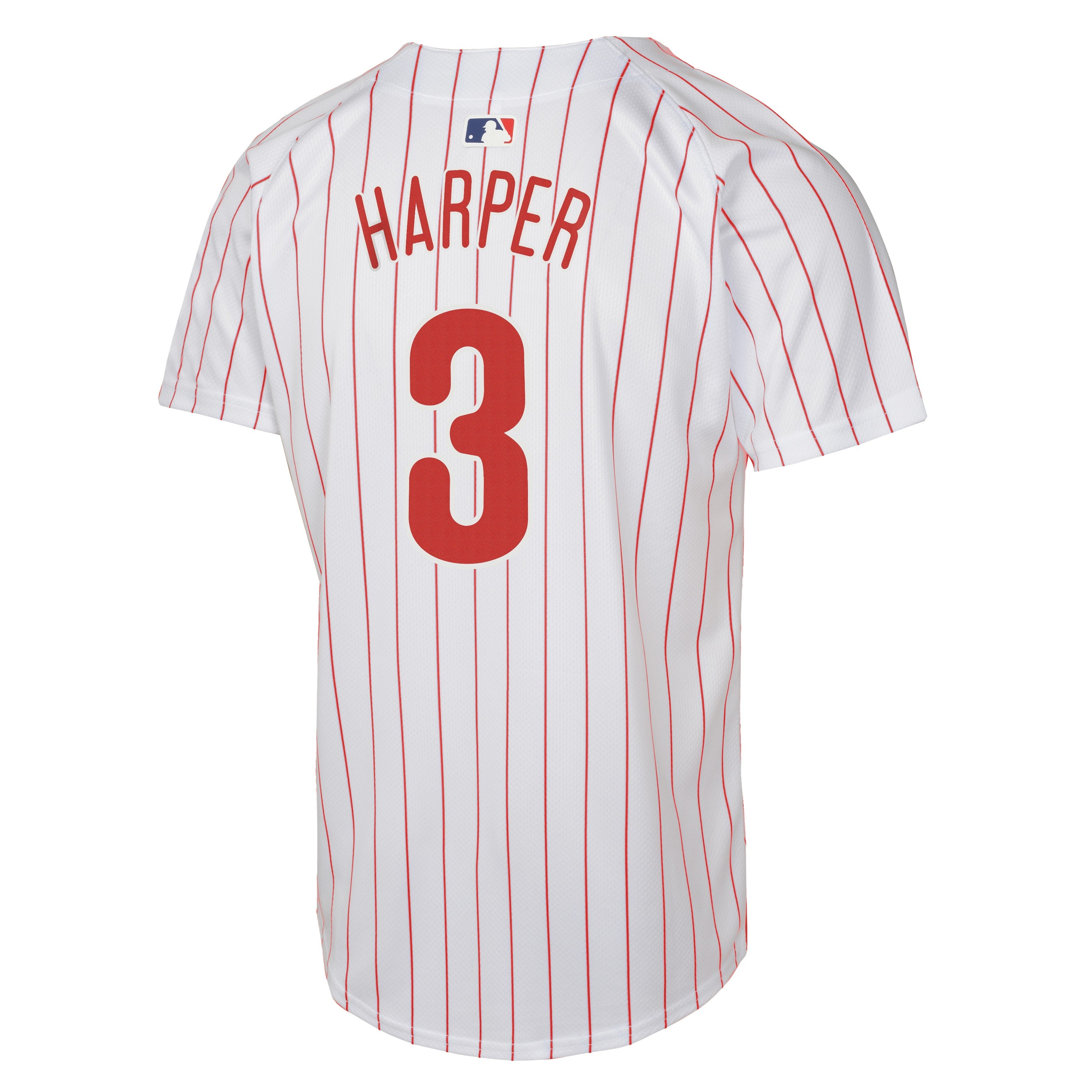 Youth Bryce Harper Philadelphia Phillies NIKE White Home Game Replica Jersey