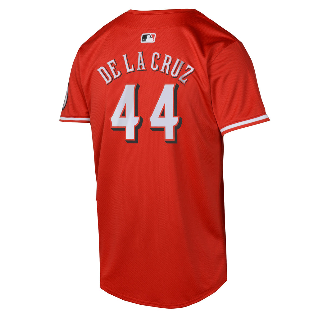 Youth Elly De La Cruz Cincinnati Reds NIKE Red Alternate Home Ren Replica Jersey