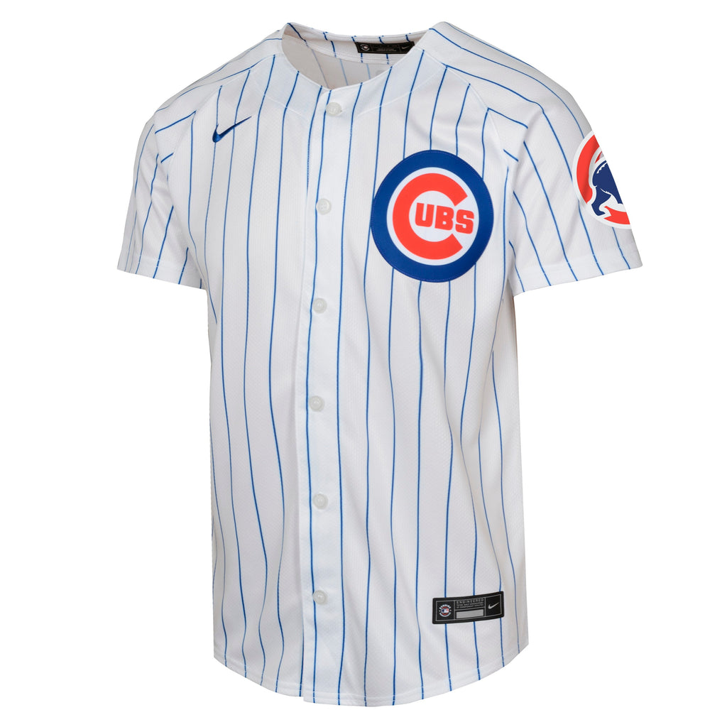 Youth Chicago Cubs Home White Nike Limited Blank Replica Jersey