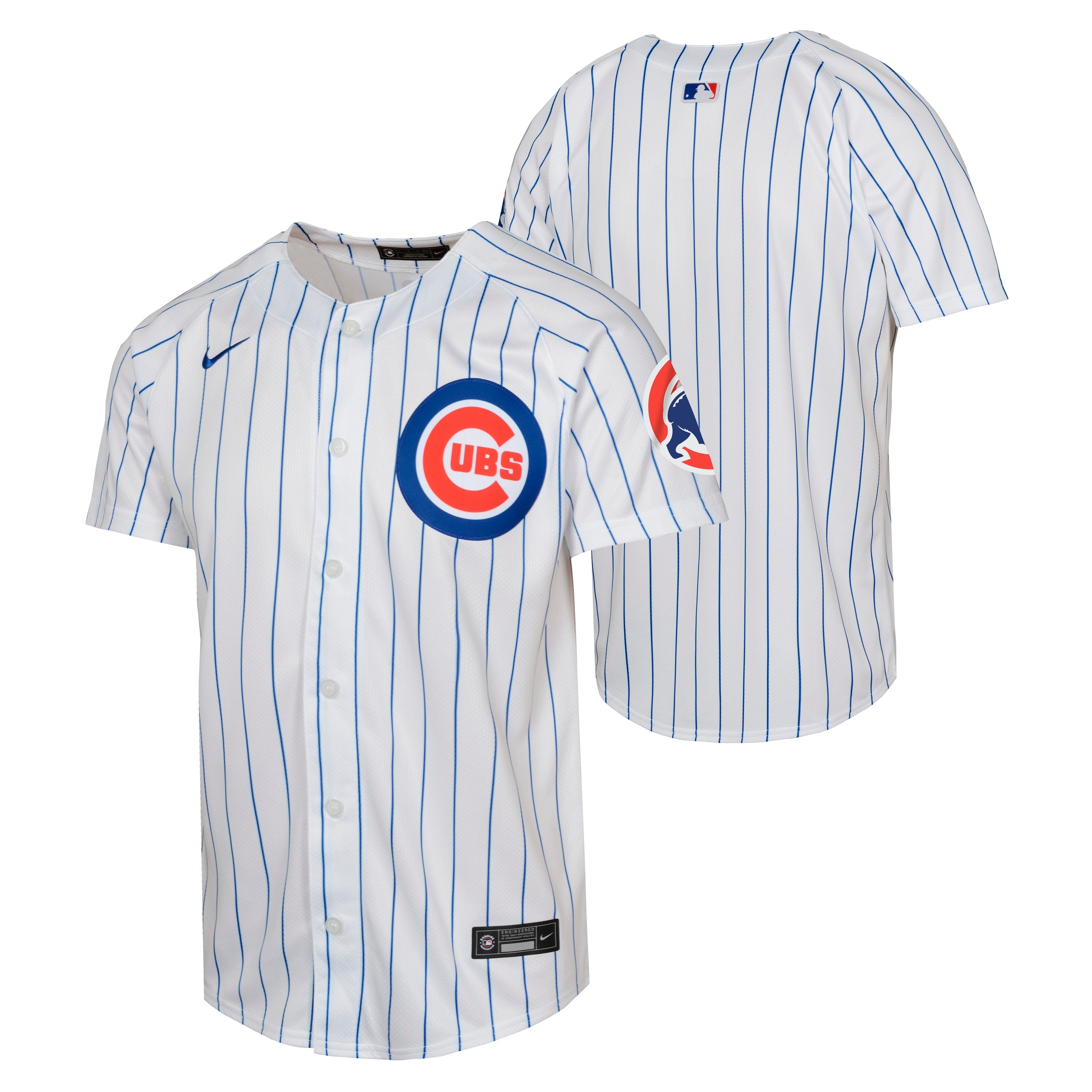 Youth Chicago Cubs Home White Nike Limited Blank Replica Jersey