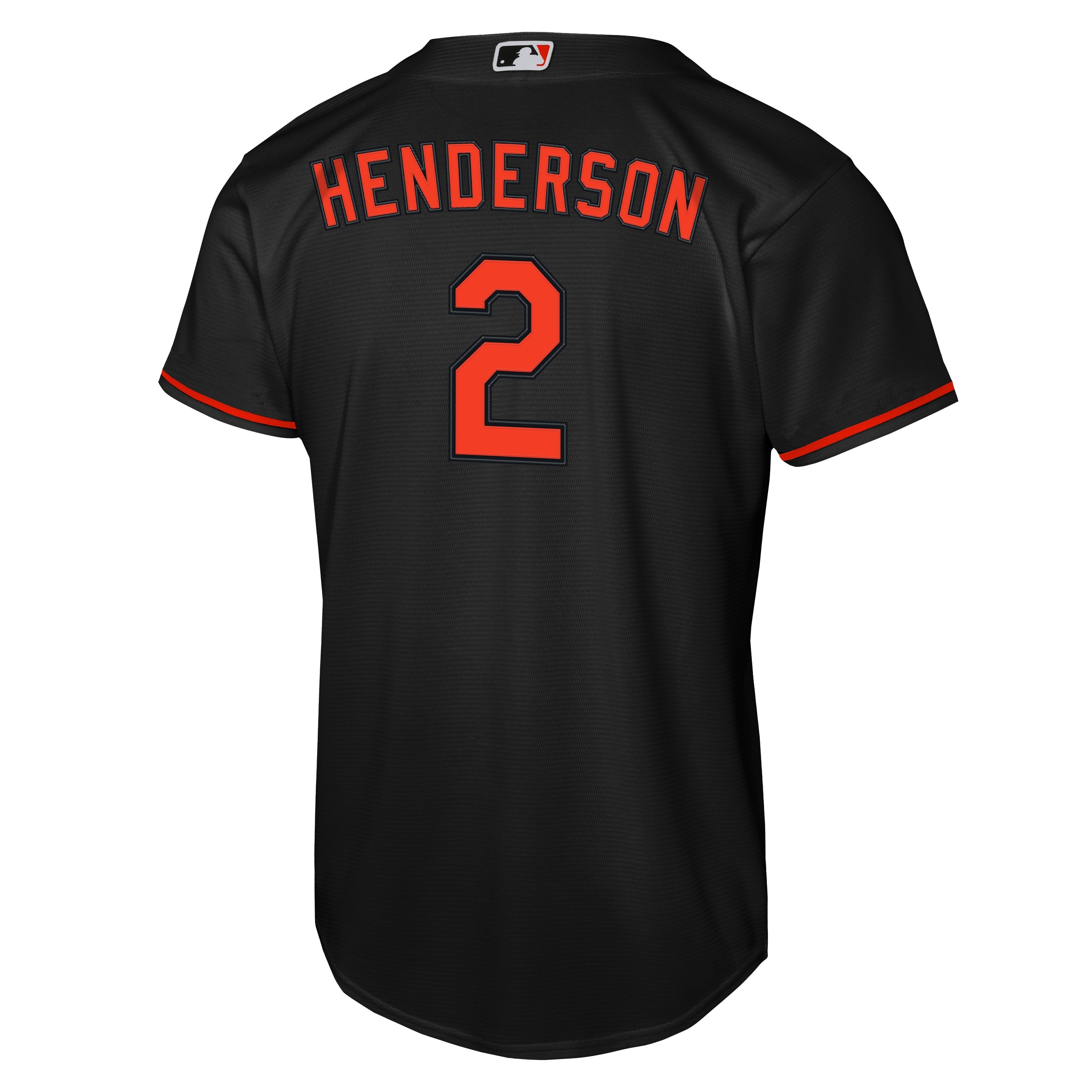 NIKE Youth Baltimore Orioles Gunnar Henderson Black Alternate Replica Jersey