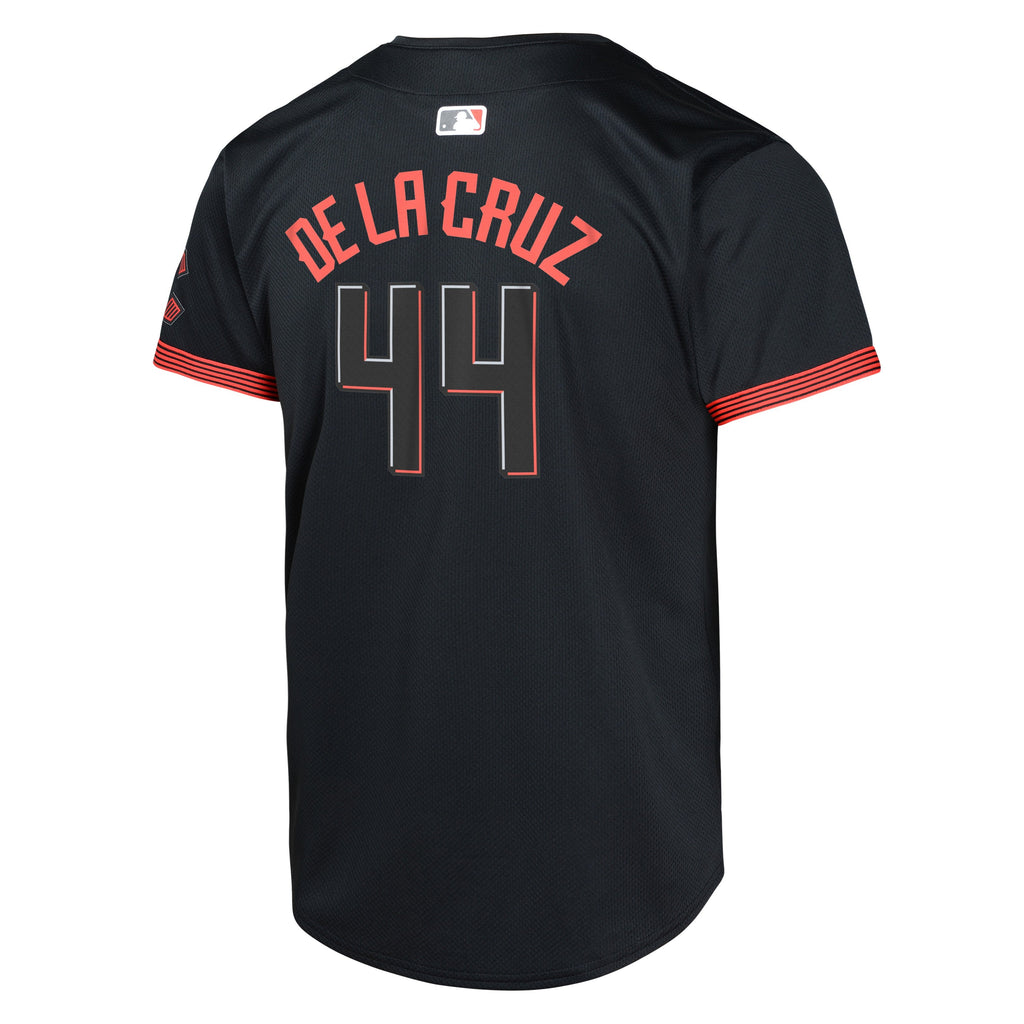 Youth Elly De La Cruz Cincinnati Reds NIKE Black City Connect Limited Replica Jersey