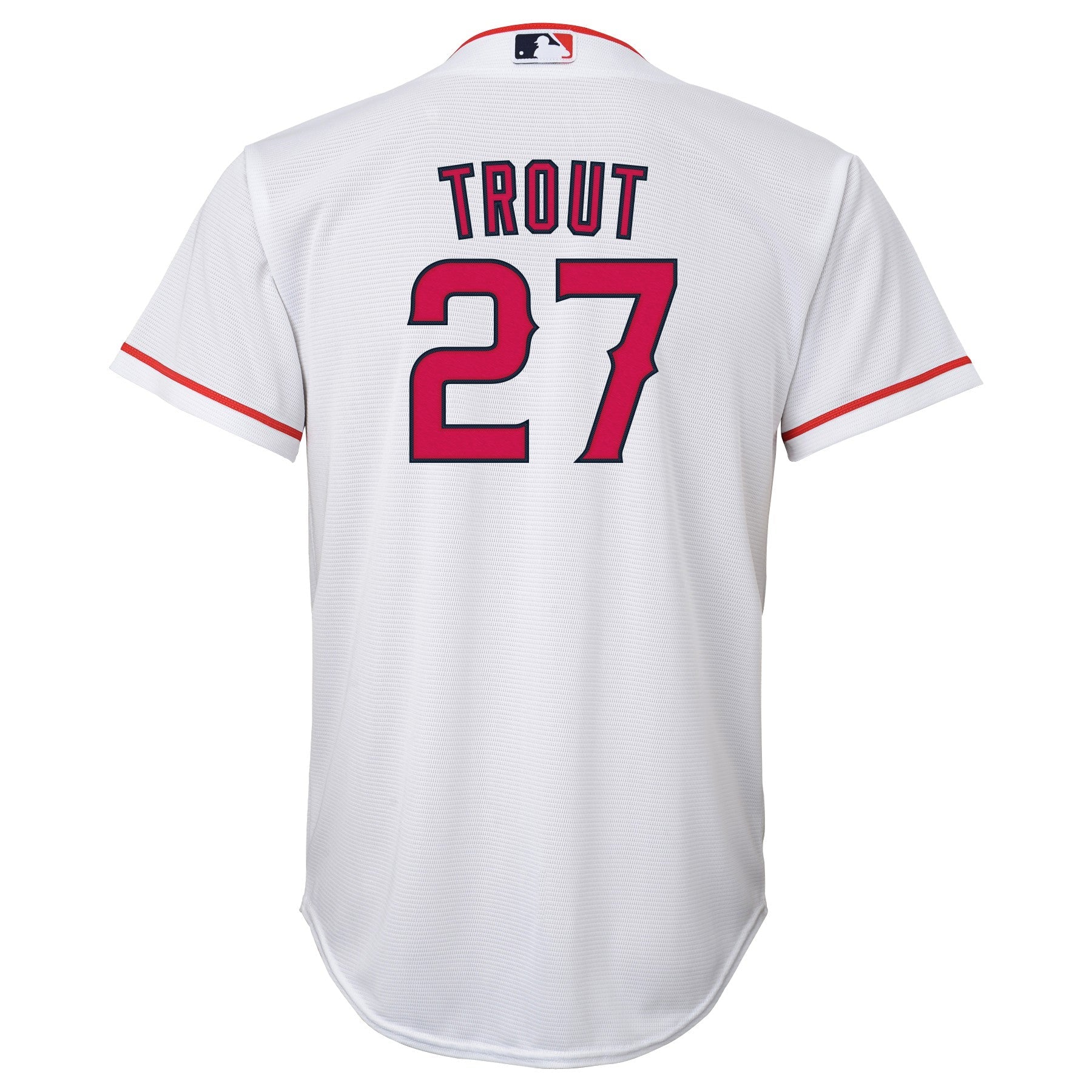 Youth Los Angeles Angels Mike Trout Nike White Home Replica Player Jersey