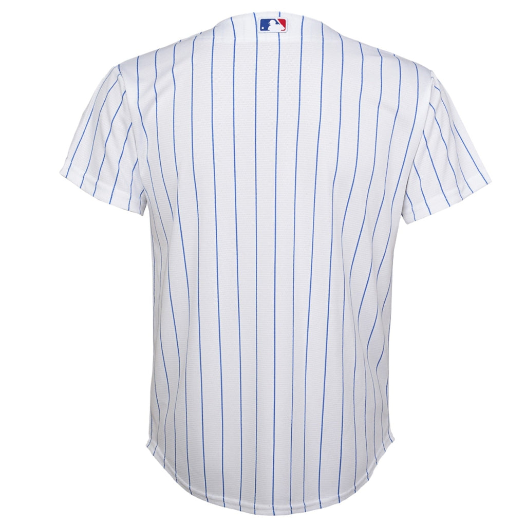 Youth Chicago Cubs White Home New Baseline Blank Nike Replica Jersey