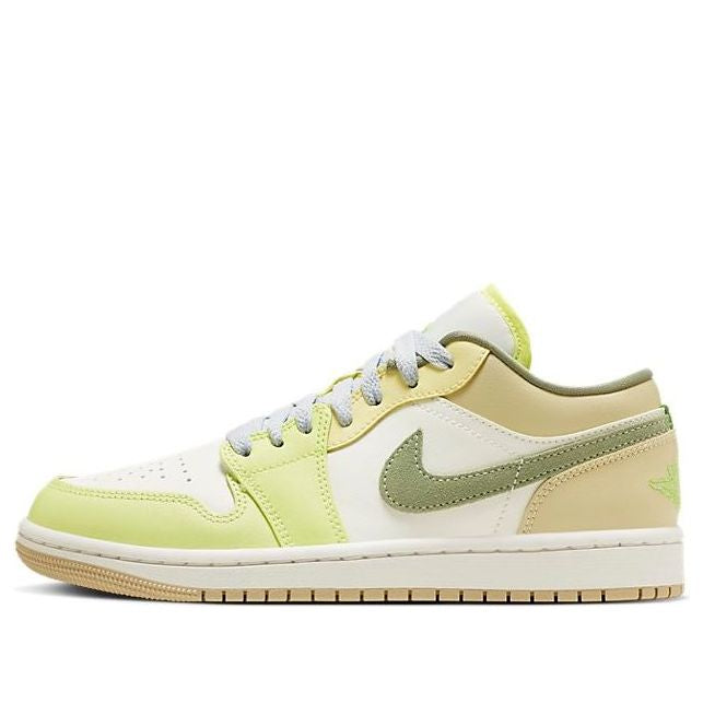 Air Jordan 1 Low 'Sail Oil Green Light Lemon'