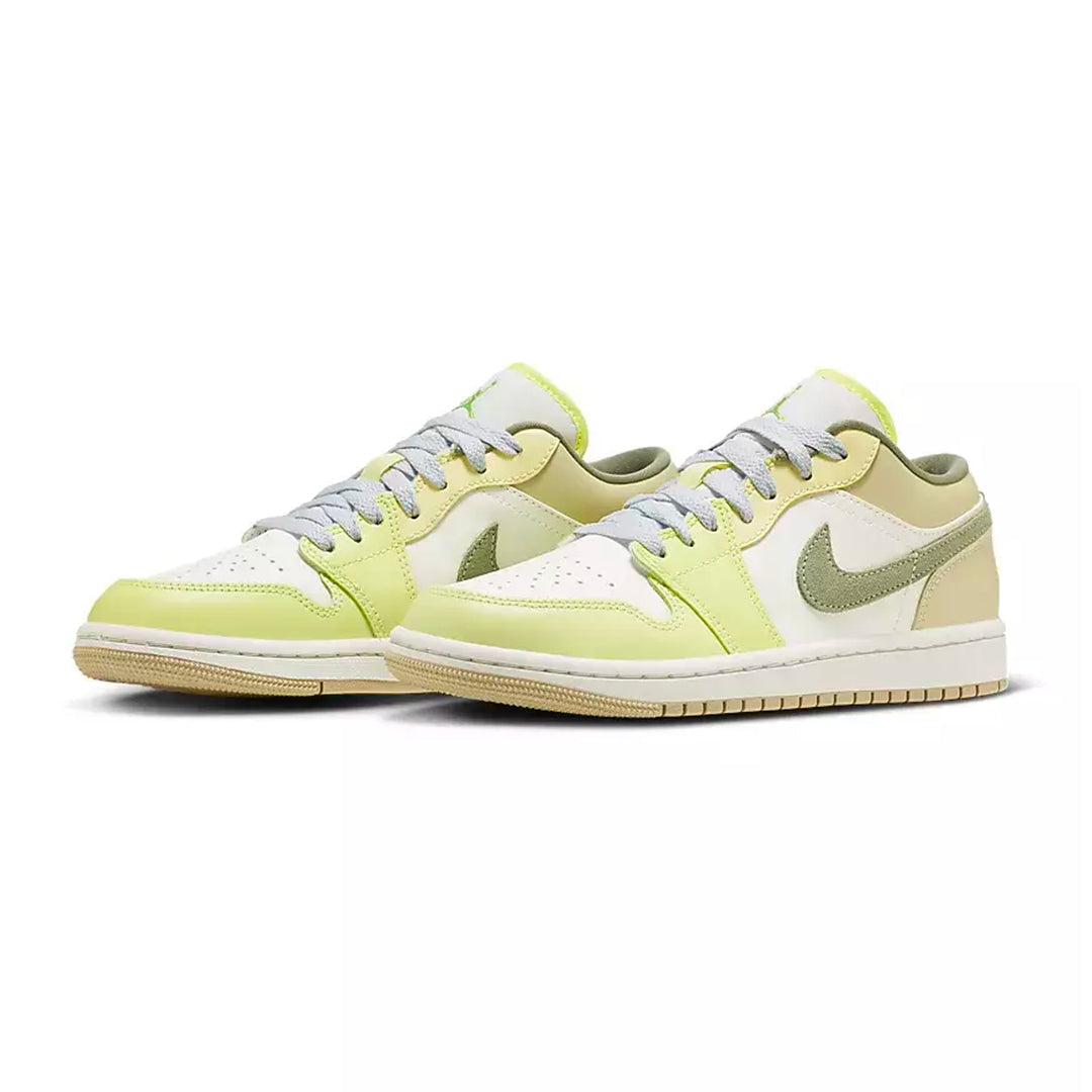 Air Jordan 1 Low 'Sail Oil Green Light Lemon'