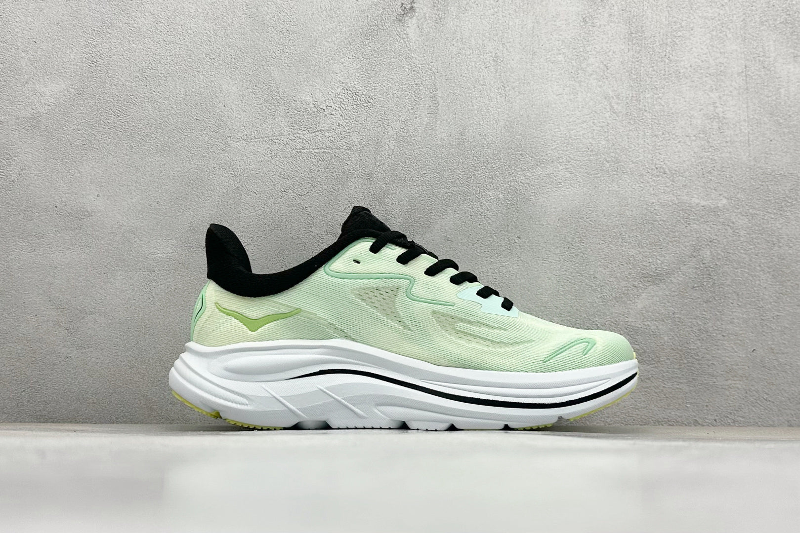HOKA Clifton 10 Mint Green Cushioned Road Running Sneakers