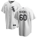 NIKE Men's Dallas Keuchel Chicago White Sox White Home Premium Stitch Replica Jersey