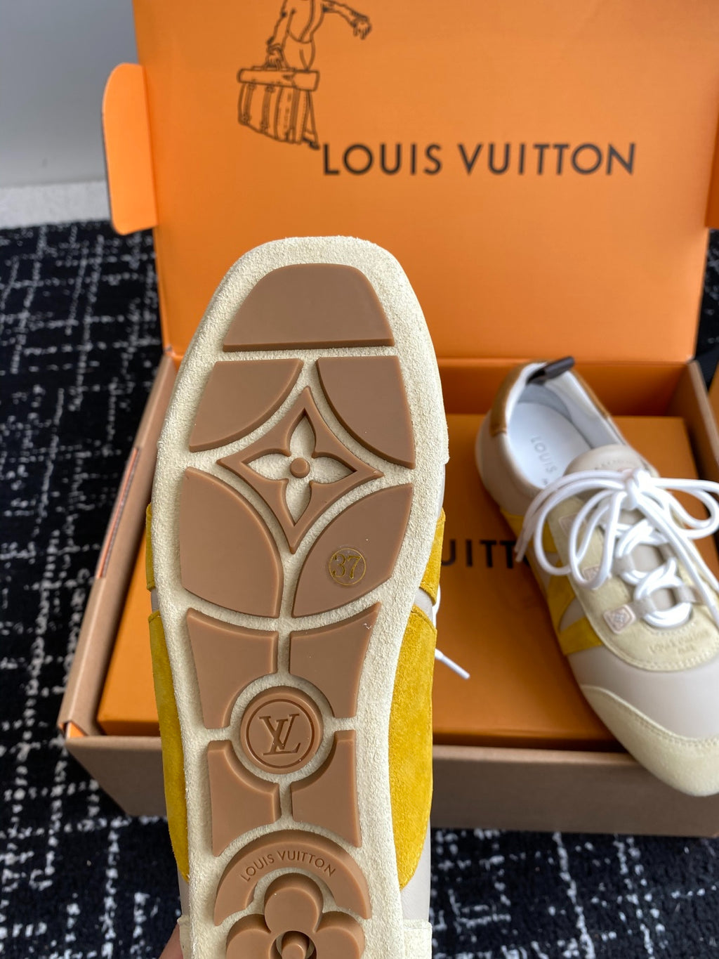 Louis Vuitton Recif Sneaker (Cream/Yellow)