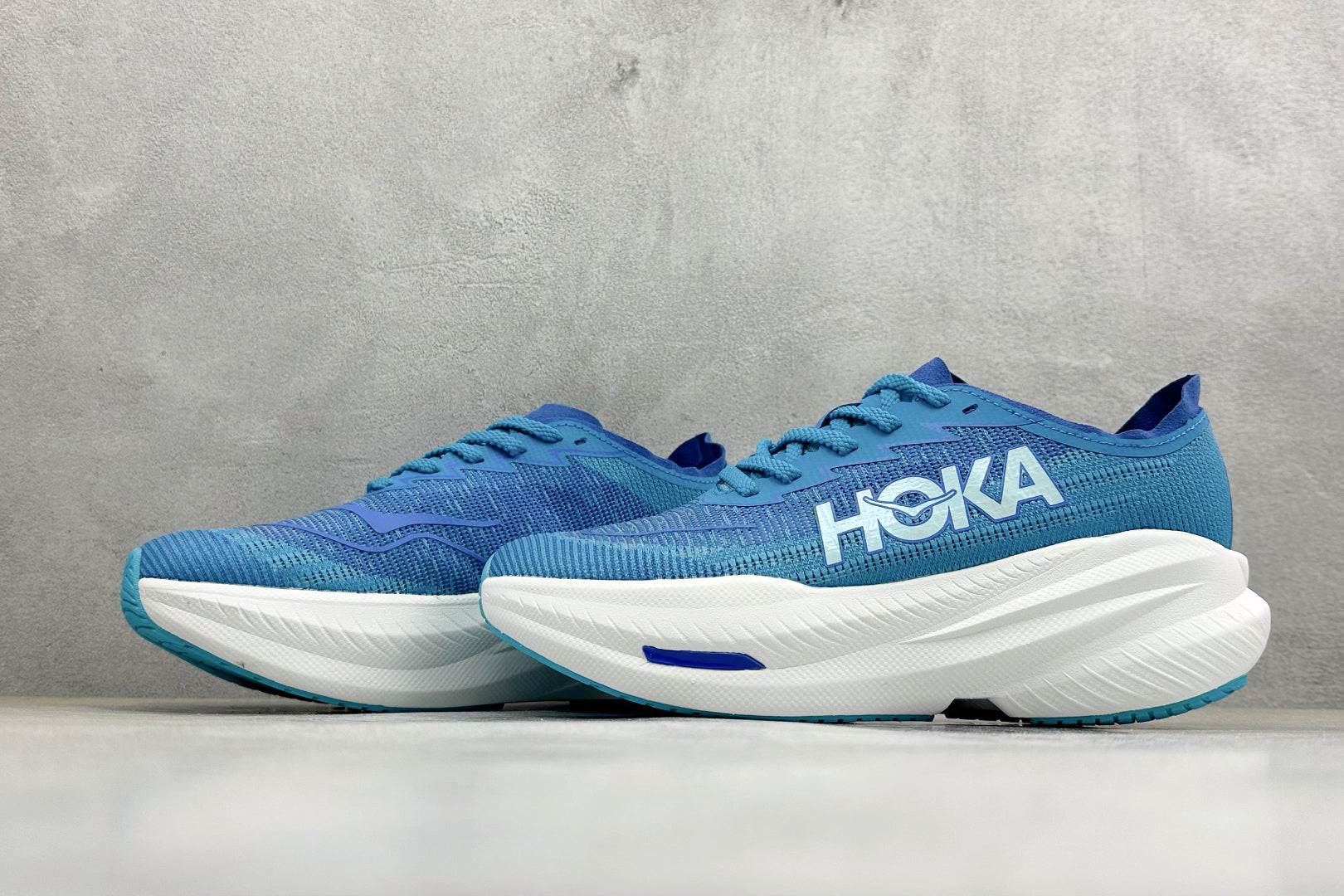 HOKA Mach X 2 Blue White Road Racing Running Shoes