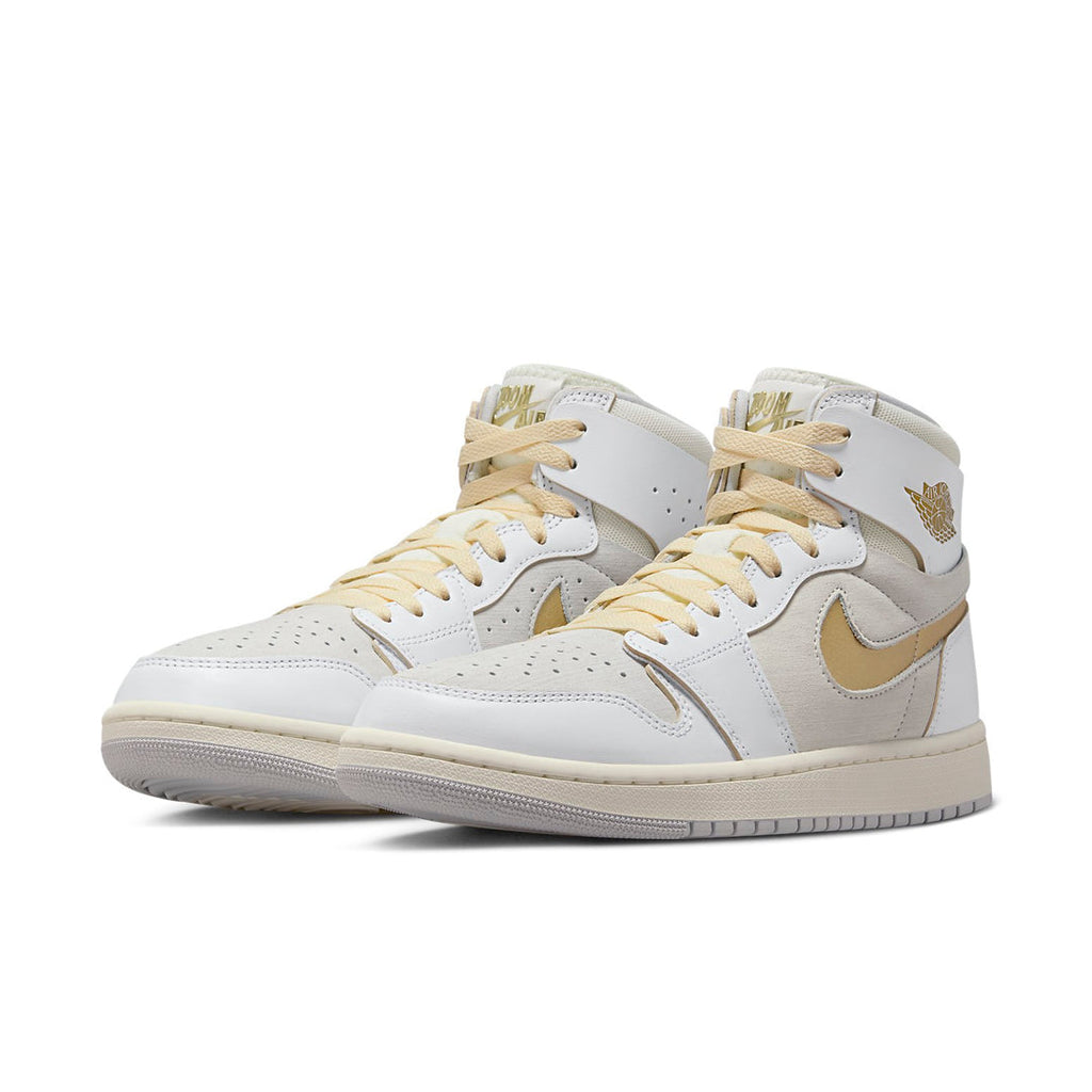 Air Jordan 1 Zoom CMFT 2 'White Metallic Gold Grey'