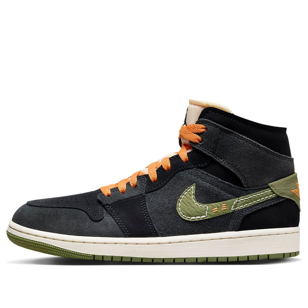 Air Jordan 1 Mid SE Craft 'Anthracite Light Olive'