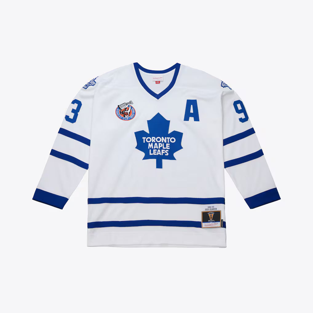 Men's Doug Gilmour Toronto Maple Leafs 1992-93 White Power Play Jersey