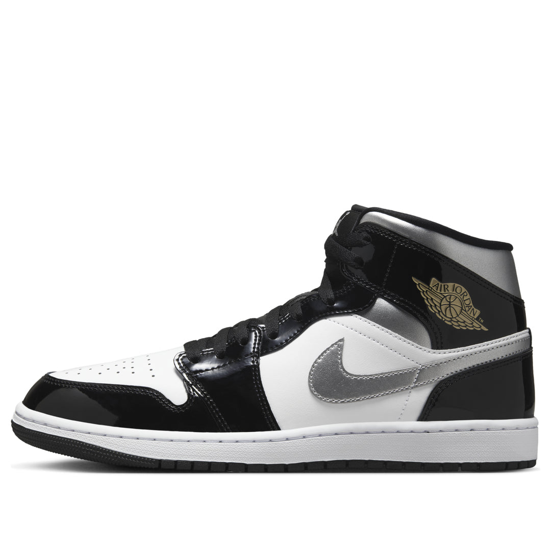 Air Jordan 1 Mid 'Black Patent'