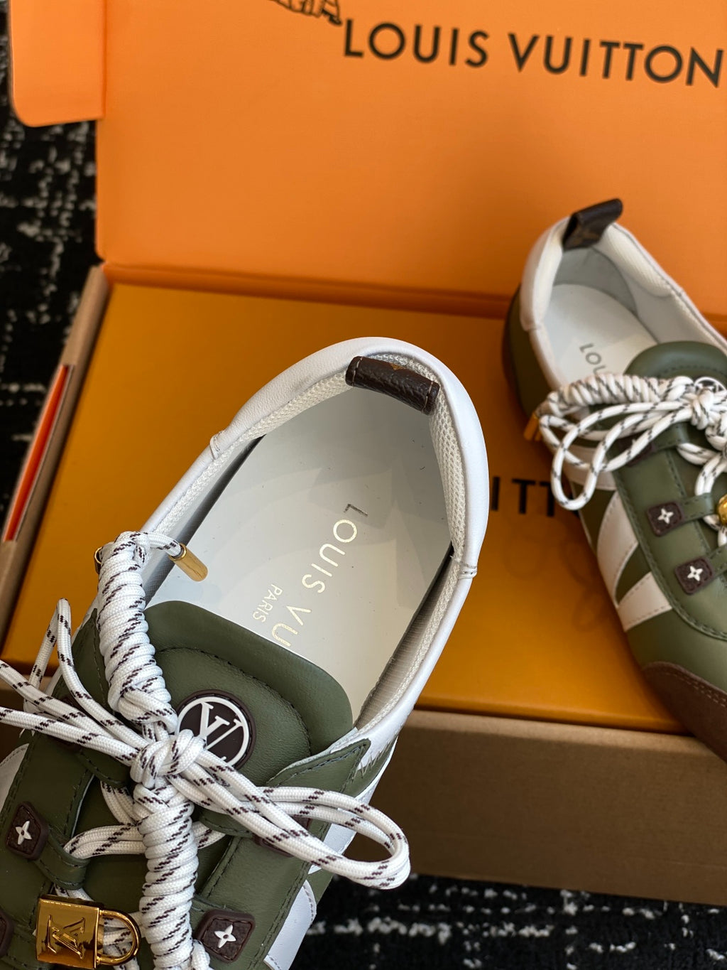Louis Vuitton Recif Sneaker (Olive Green/White)