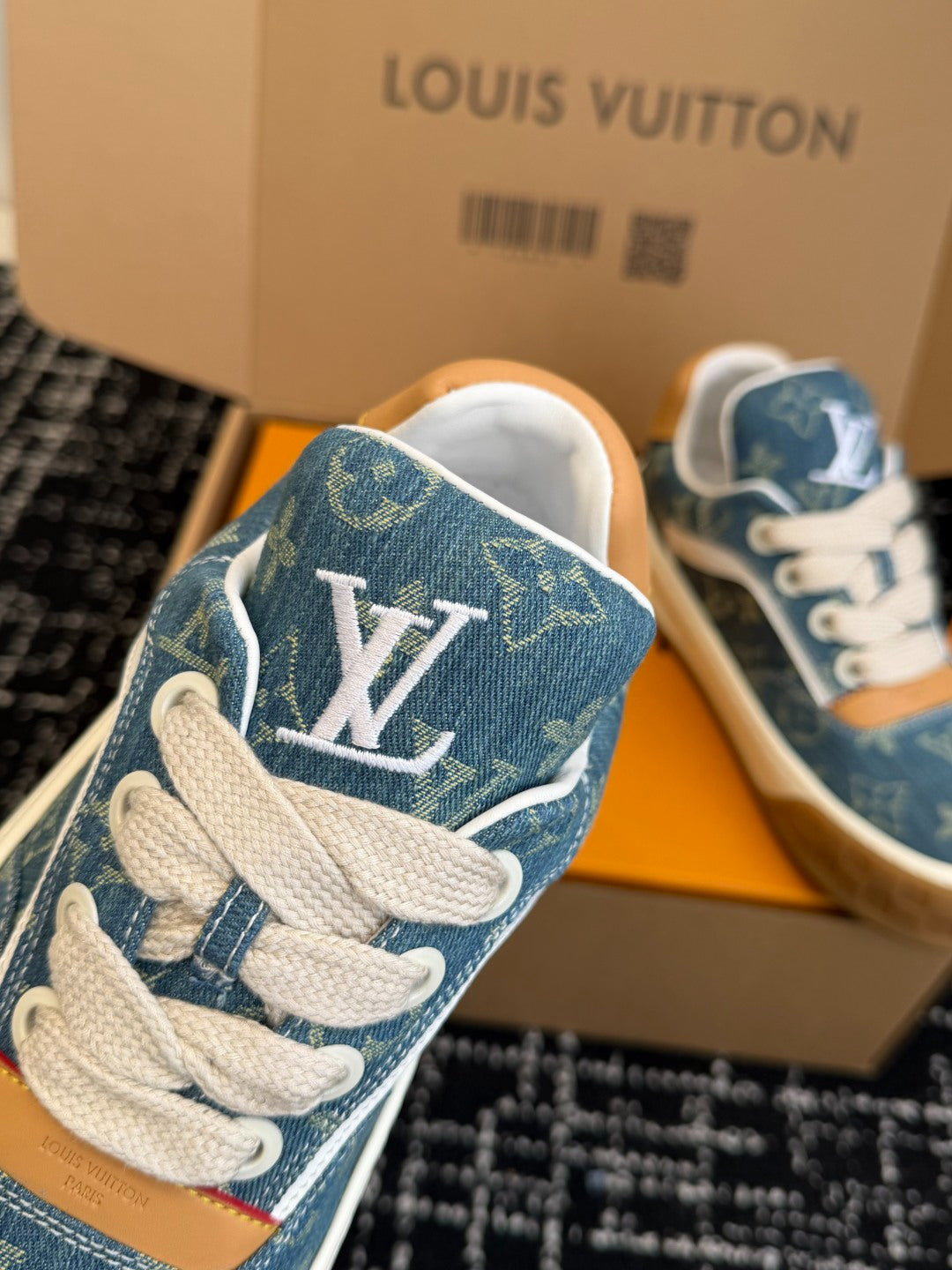Louis Vuitton LV Tilted Sneaker (Monogram Denim)