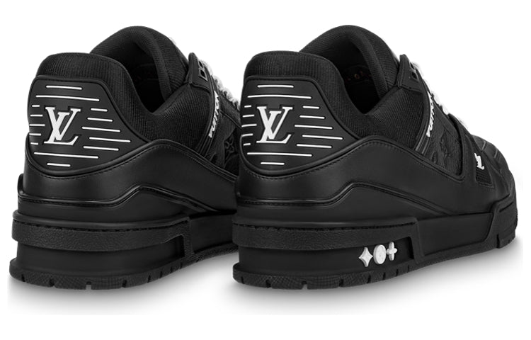 Trainer Sneakers 'Black Monogram'