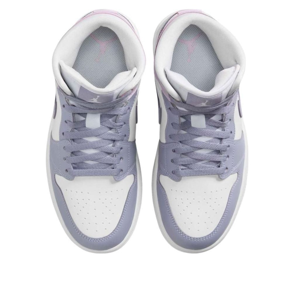 Air Jordan 1 Mid 'Indigo Haze Doll White'