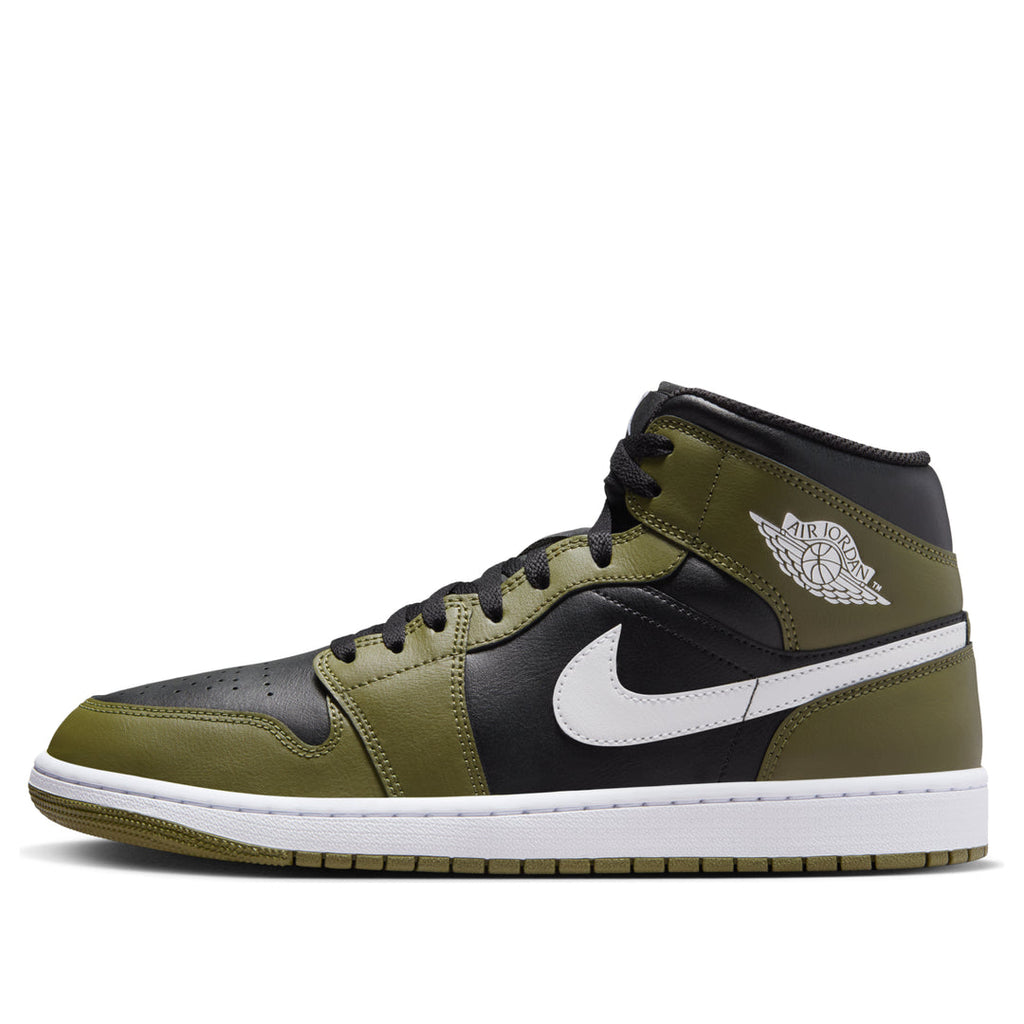 Air Jordan 1 Mid 'Black Medium Olive'