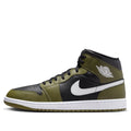 Air Jordan 1 Mid 'Black Medium Olive'