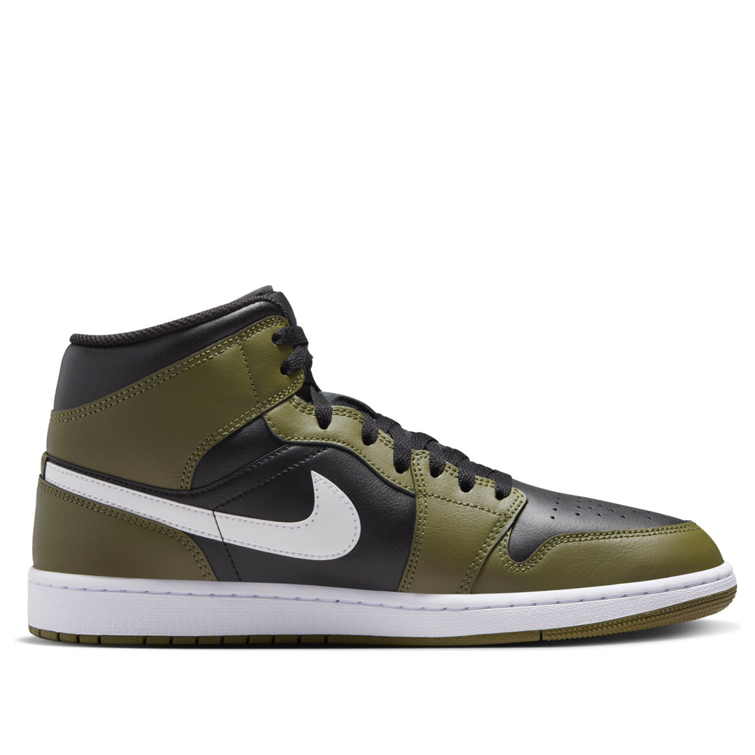 Air Jordan 1 Mid 'Black Medium Olive'