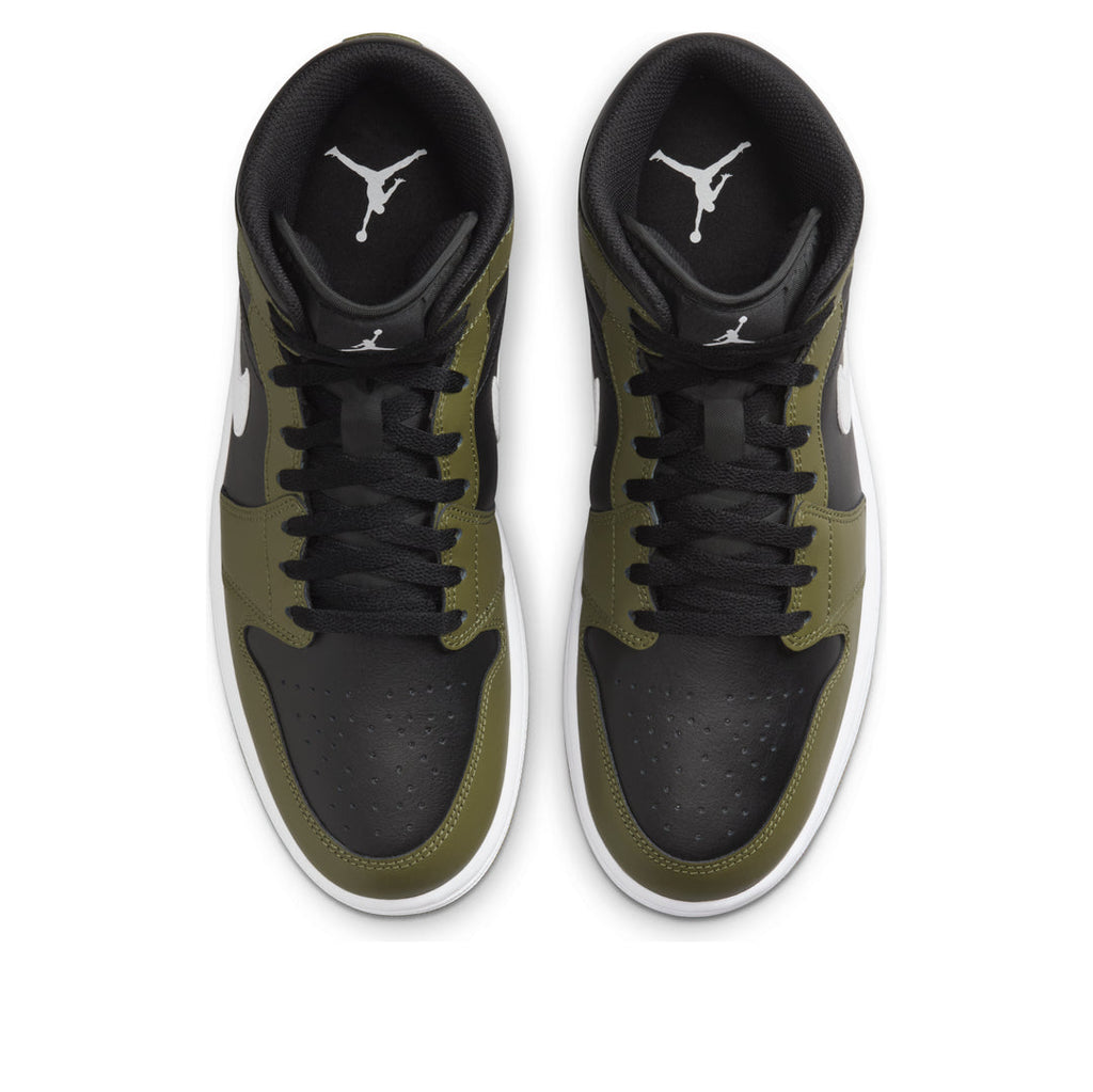 Air Jordan 1 Mid 'Black Medium Olive'