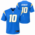 Youth Los Angeles Chargers Justin Herbert Powder Blue Nike Game Jersey